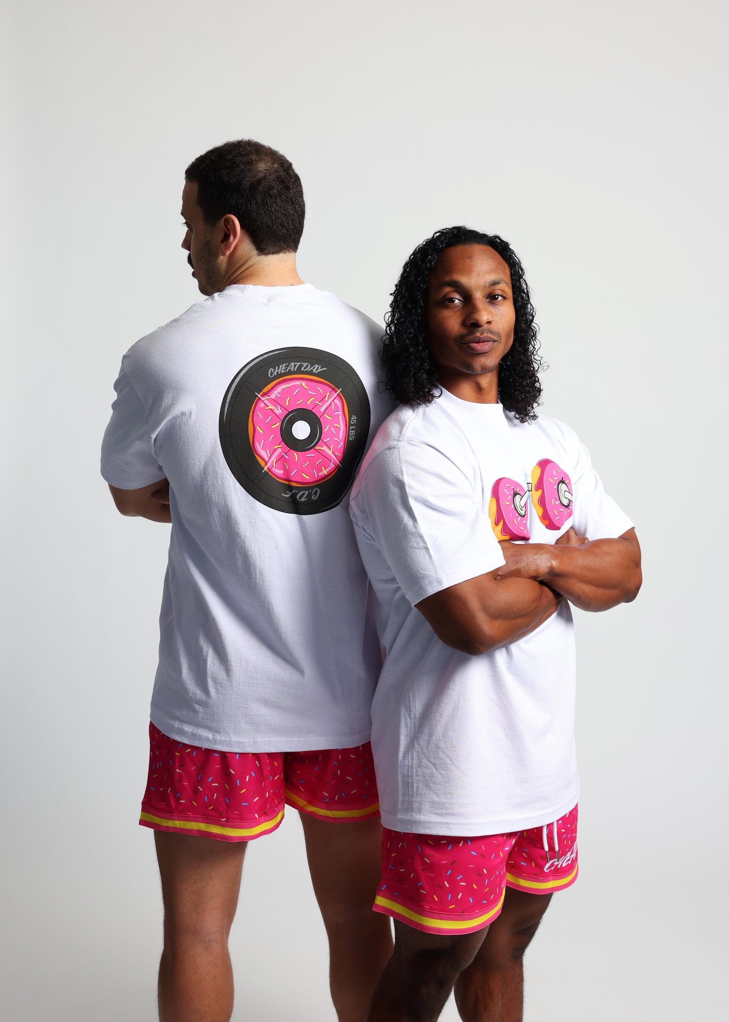 Sprinkle Shorts & Barbell Donut Shirt Bundle